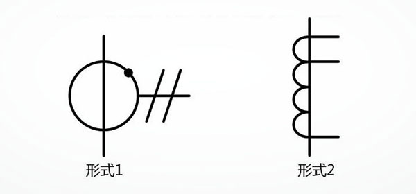一個次級繞組帶一個抽頭的電流互感器符號圖 一個次級繞組帶一個抽頭的電流互感器符號圖